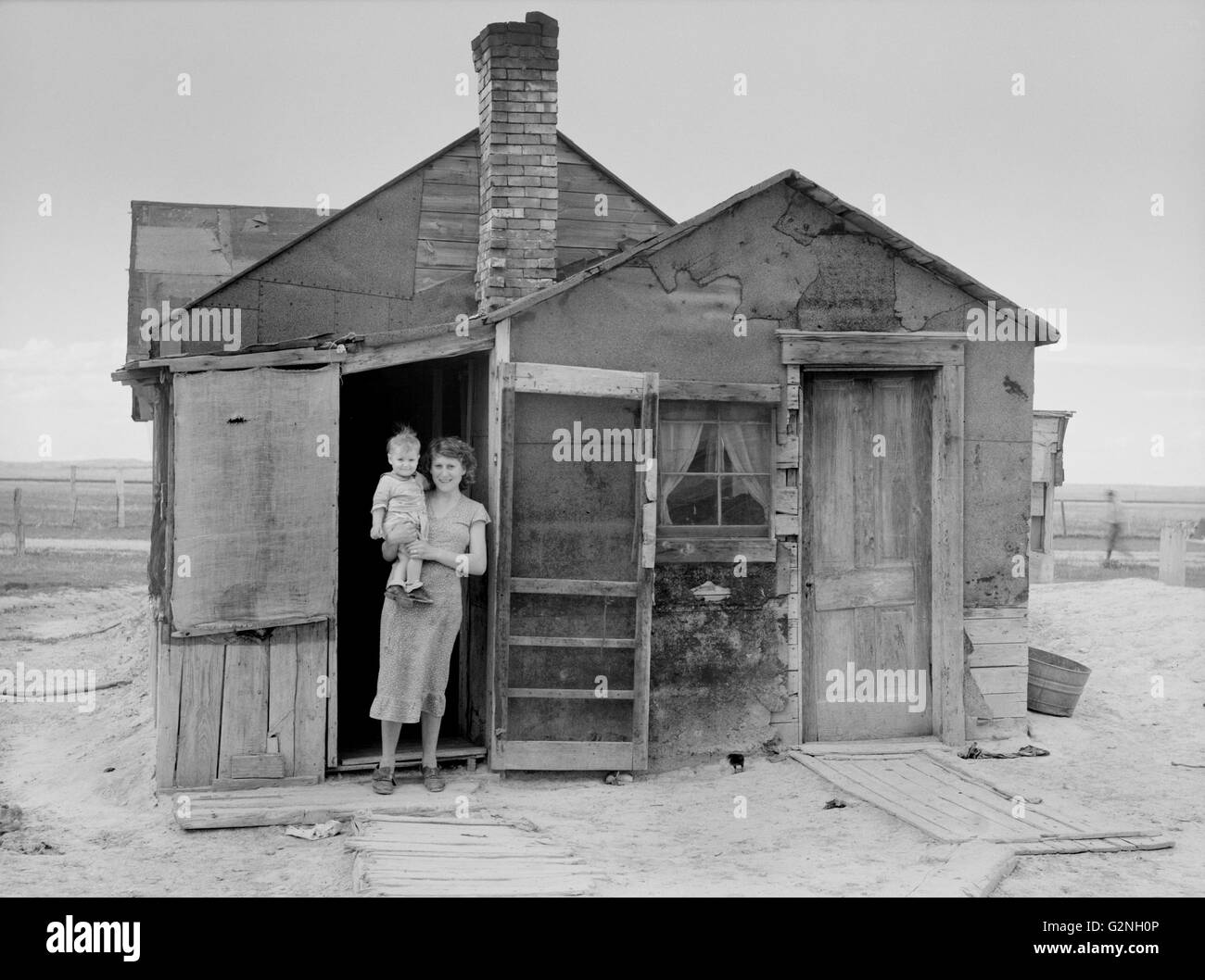 Wife and Child of Sub-Marginal Farmer, Pennington County, South Dakota ...