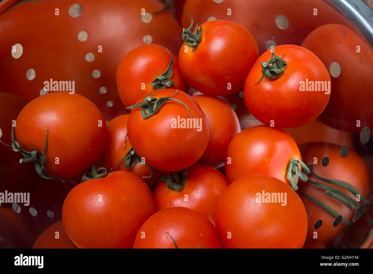 Tomatos, close up Stock Photo