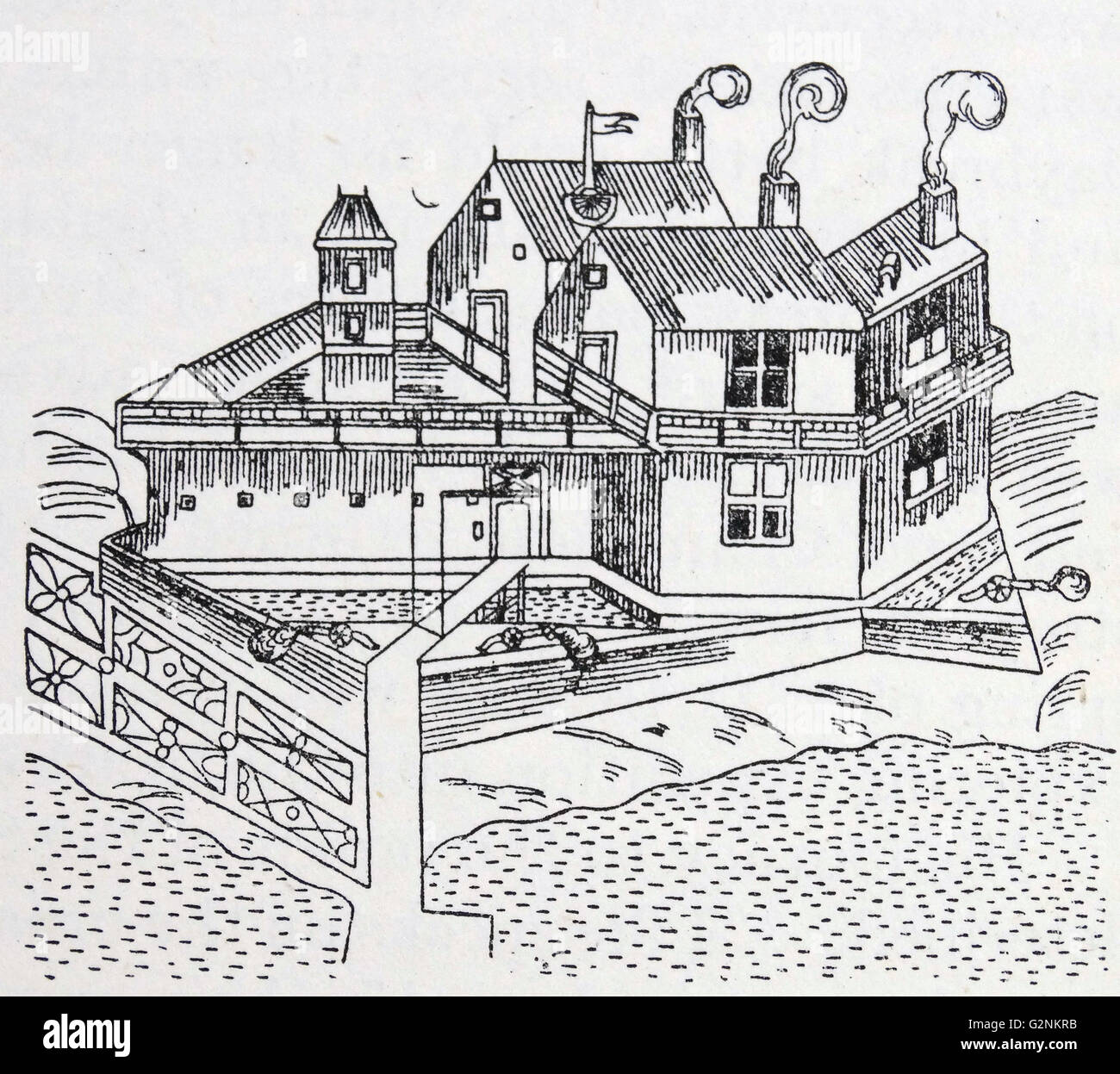 The First settlement at Quebec Stock Photo 104968063 Alamy