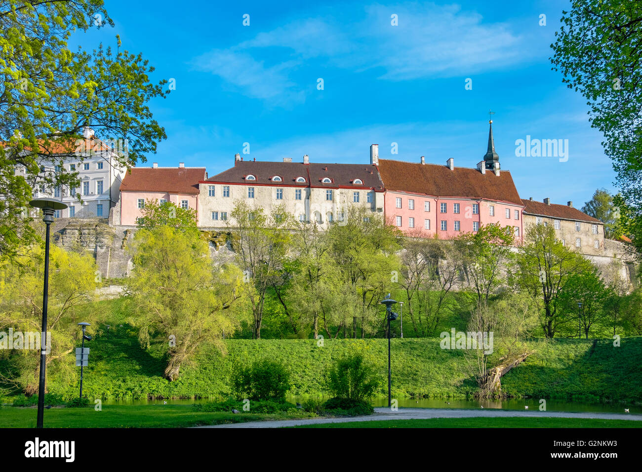 Toompark. Tallinn, Estonia Stock Photo