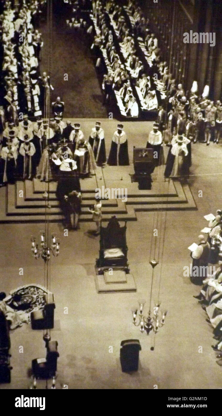 Coronation of King George VI at Westminster Abbey, London, 1937 Stock Photo