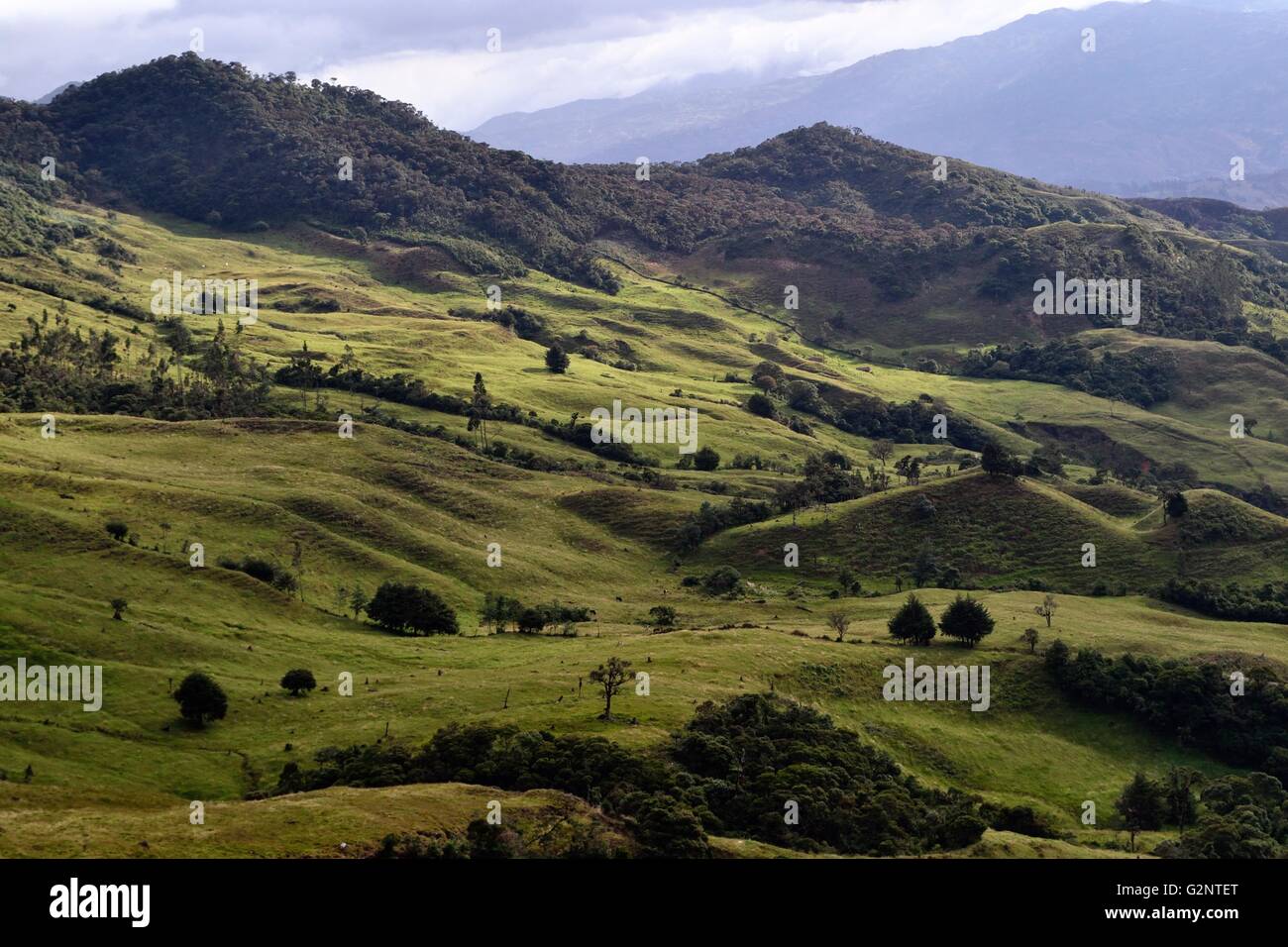Landscape in Sapalache ' Las Huaringas '  - HUANCABAMBA.. Department  of Piura .PERU Stock Photo