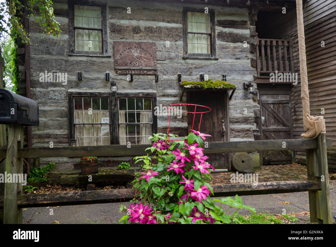 Cumberland Gap, Tennessee - The Olde Mill Inn Bed & Breakfast. Stock Photo