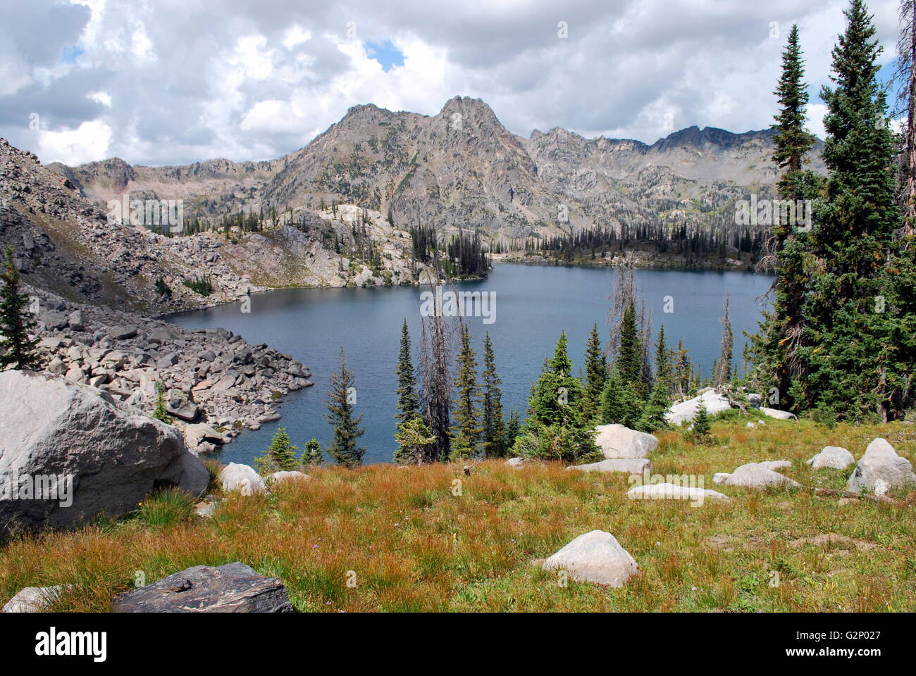 Lake and mountain forest hi-res stock photography and images - Alamy