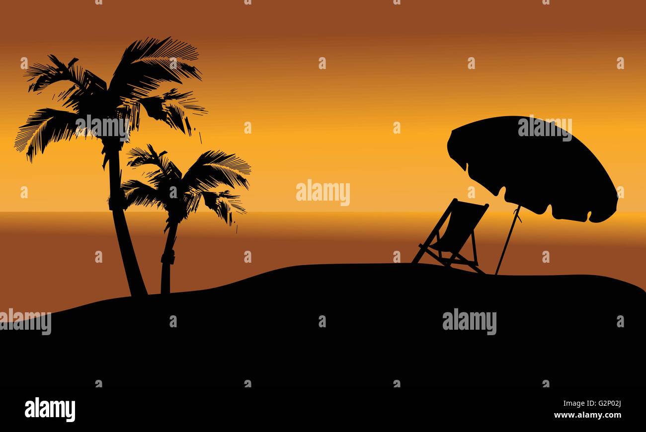 At The Sunset summer backgrounds Stock Vector Image & Art - Alamy