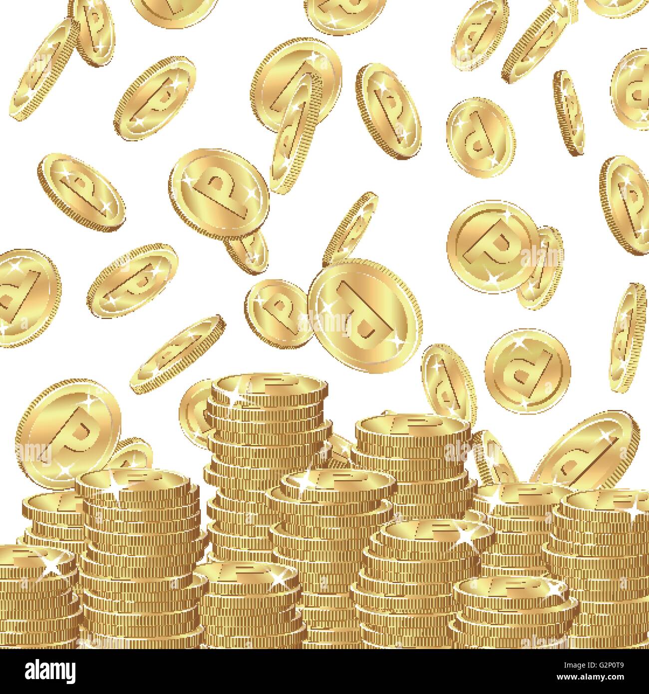 Gold Coins Falling Stock Photos & Gold Coins Falling Stock Images Alamy