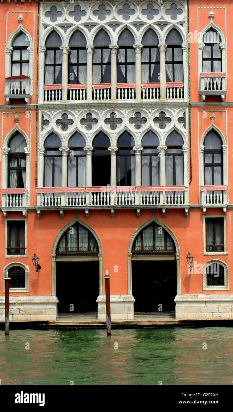 The Palazzo Pisani Moretta, a palace on the Grand Canal in Venice, Italy.  Built in the 2nd half of the 15th century, but modified over the years, the  aesthetic completed in the