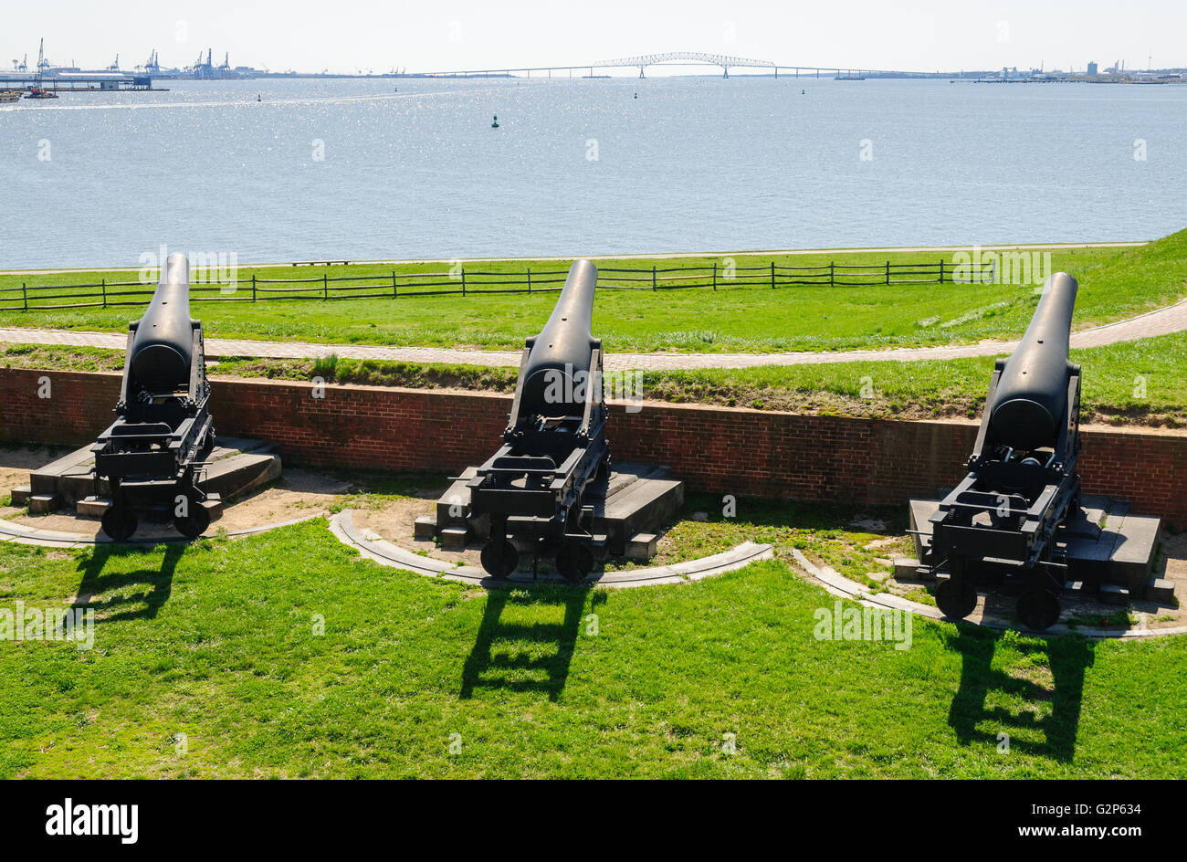 Fort McHenry National Monument and Historic Shrine Stock Photo
