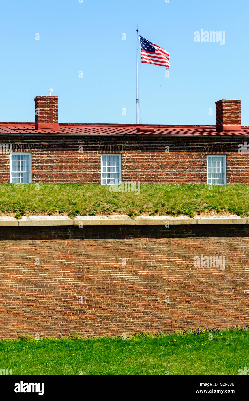 Fort McHenry National Monument and Historic Shrine Stock Photo