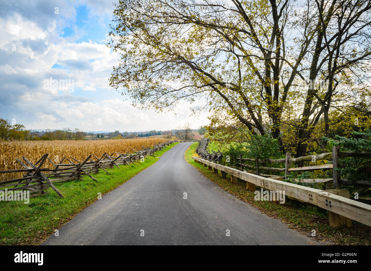 Antietam National Battlefield Stock Photo