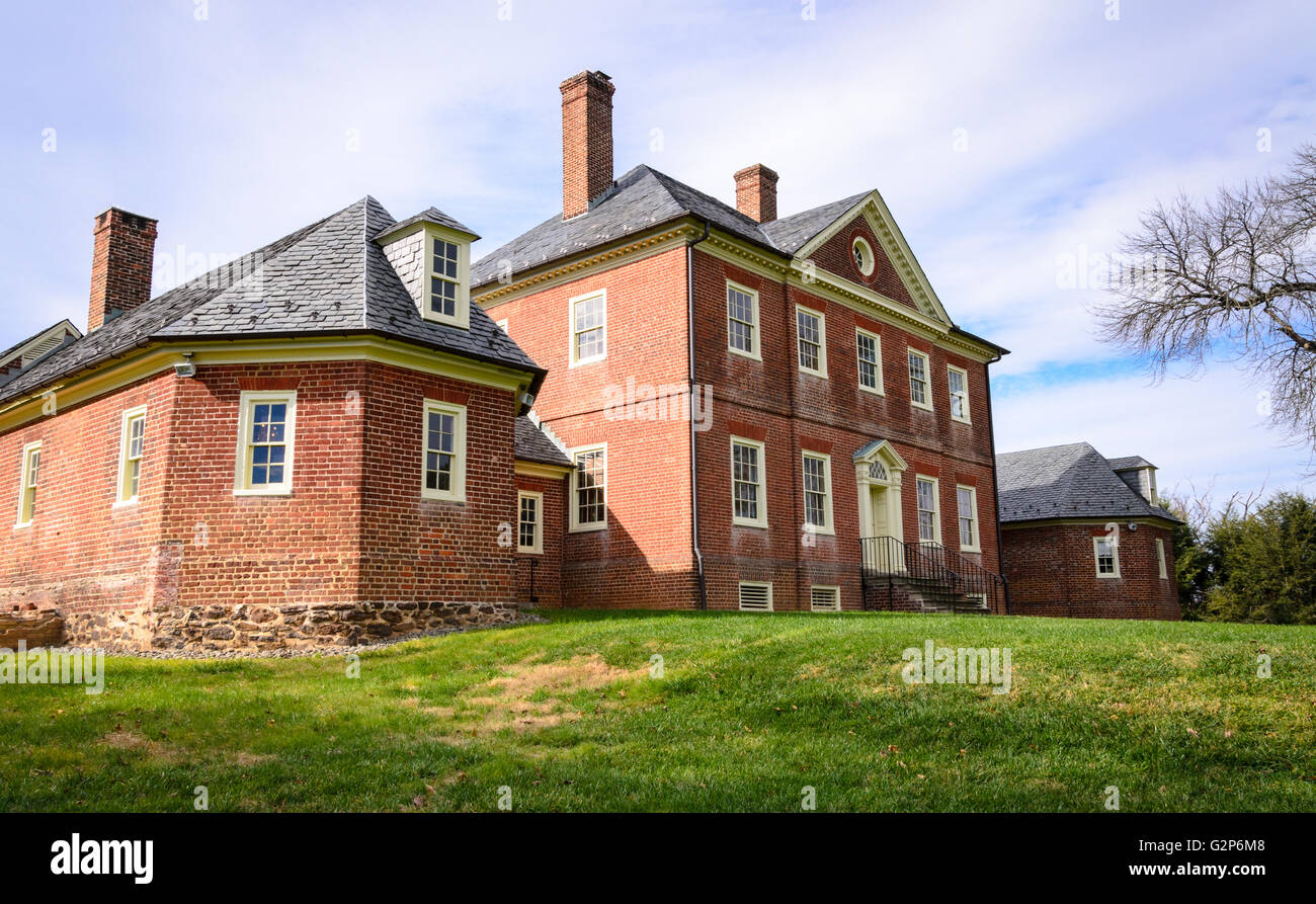 Montpelier Mansion Stock Photo