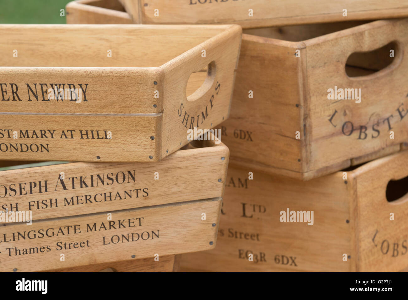 Antique wooden boxes hi-res stock photography and images - Alamy