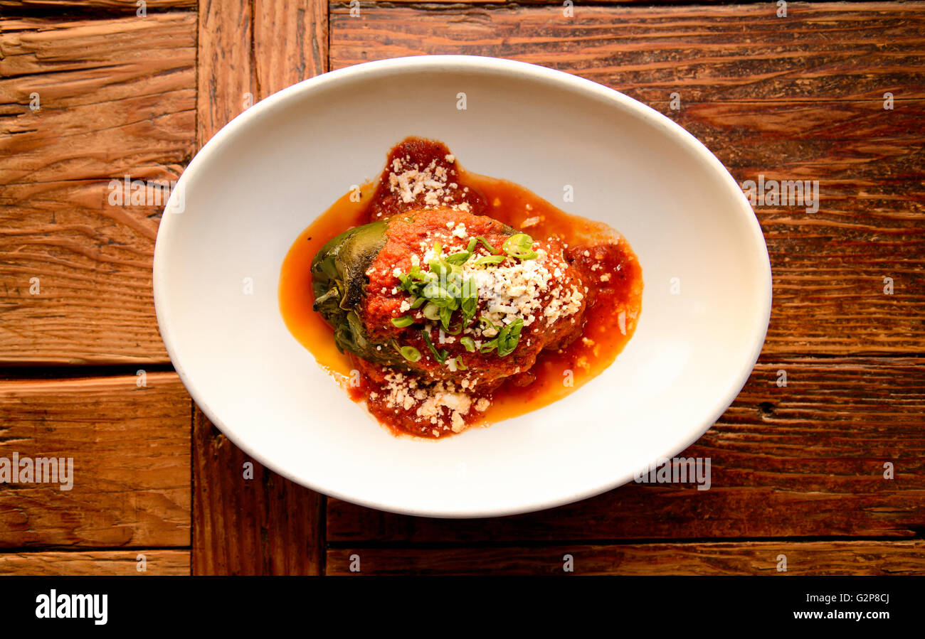 Penca restaurant offers Battered Chili Relleno and other Mexican food