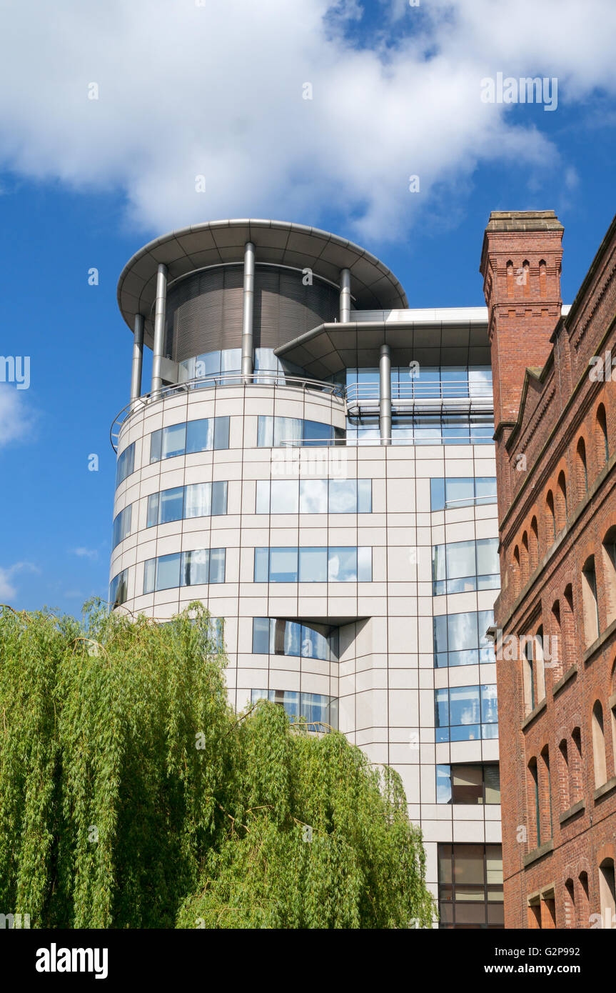 Barbirolli Square alongside Chepstow House, Manchester, England, UK