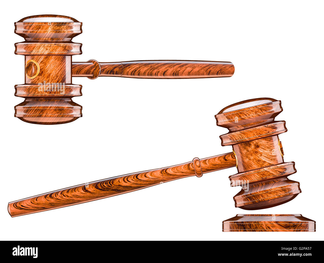 Judges Gavel, auctioneers hammer Stock Photo Alamy