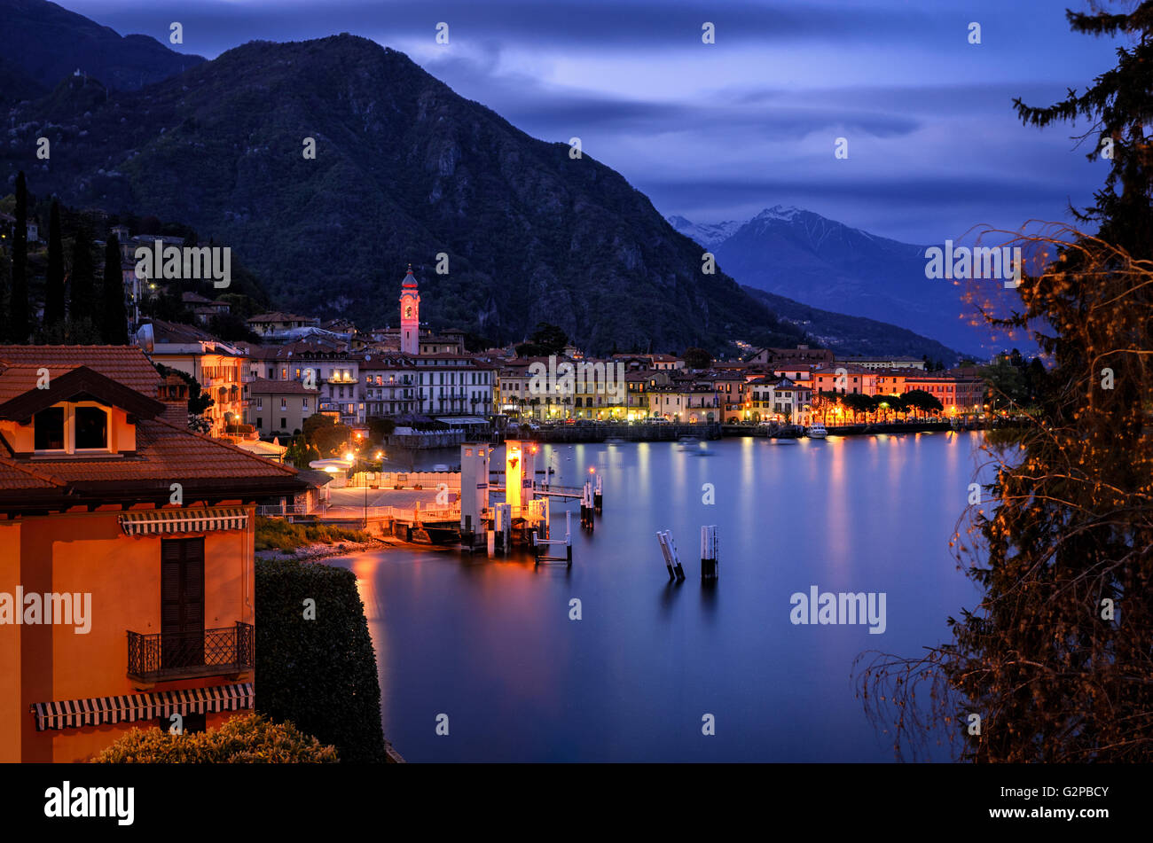 Lago di Como (Lake Como) Menaggio Stock Photo