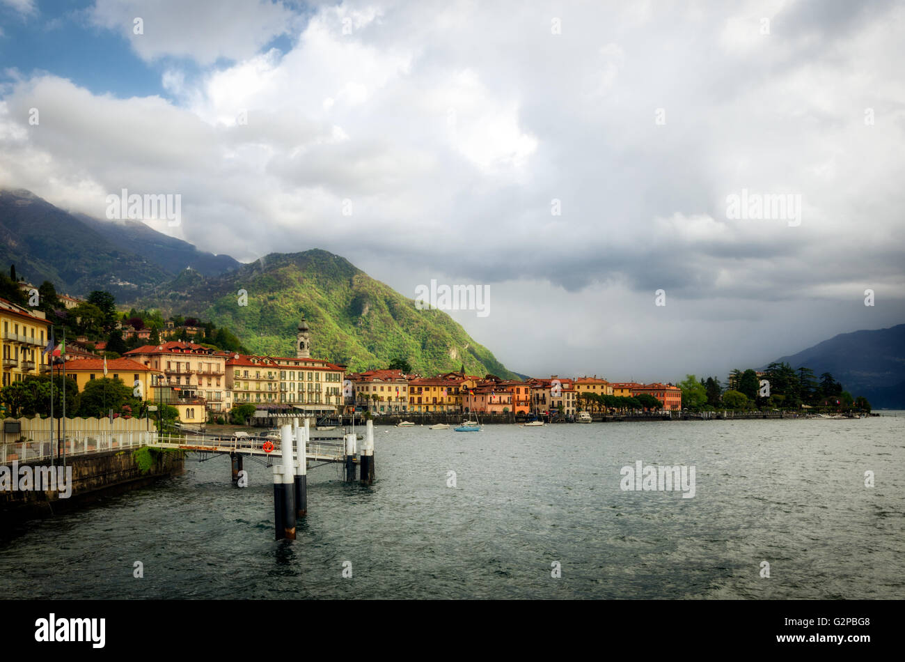 Lago di Como (Lake Como) Menaggio Stock Photo