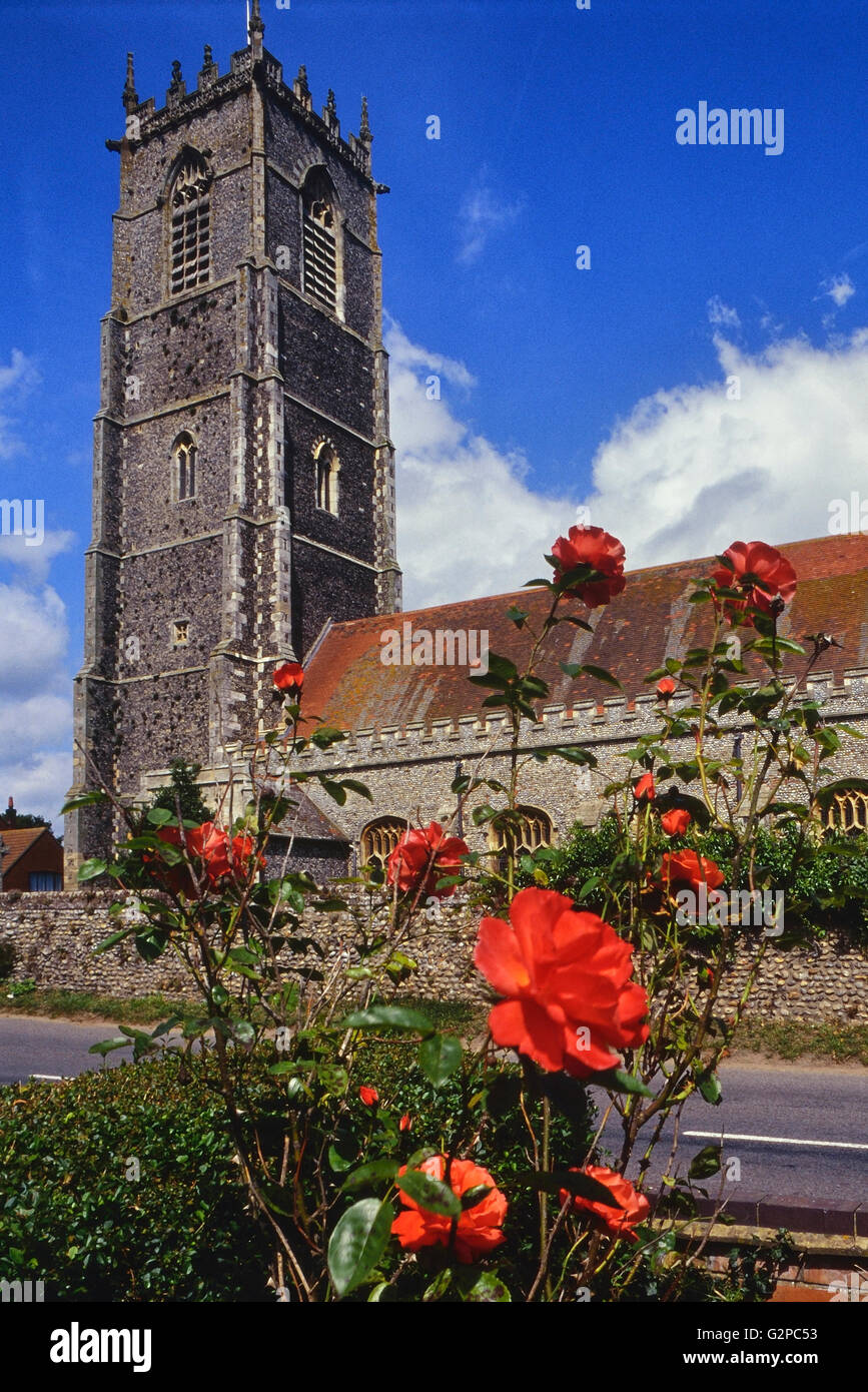 Holy Trinity & All Saints parish church, Winterton-on-Sea, Norfolk. England. UK. Europe Stock Photo