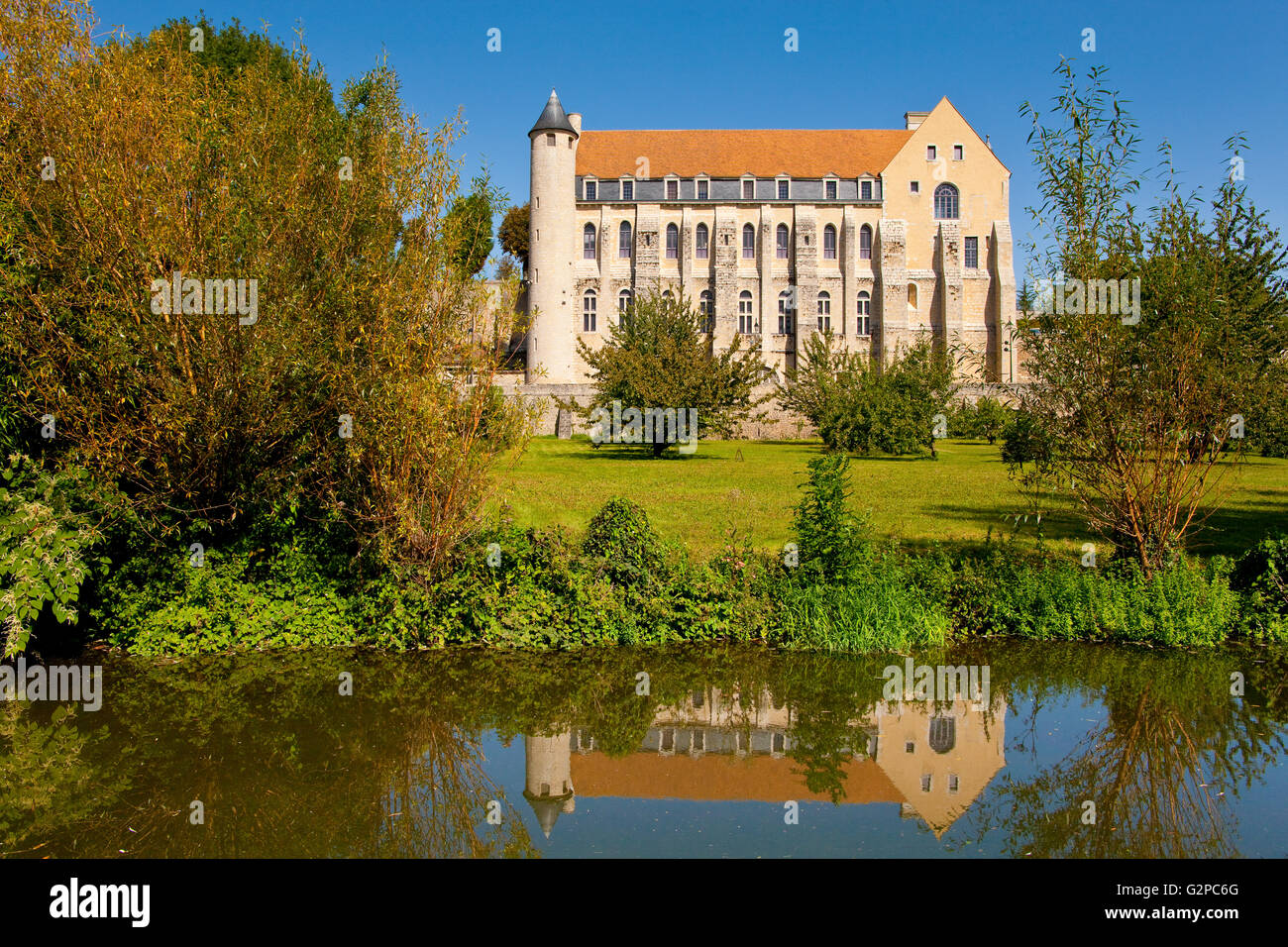 Abbey Saint-Séverin, Château Landon, France Stock Photo