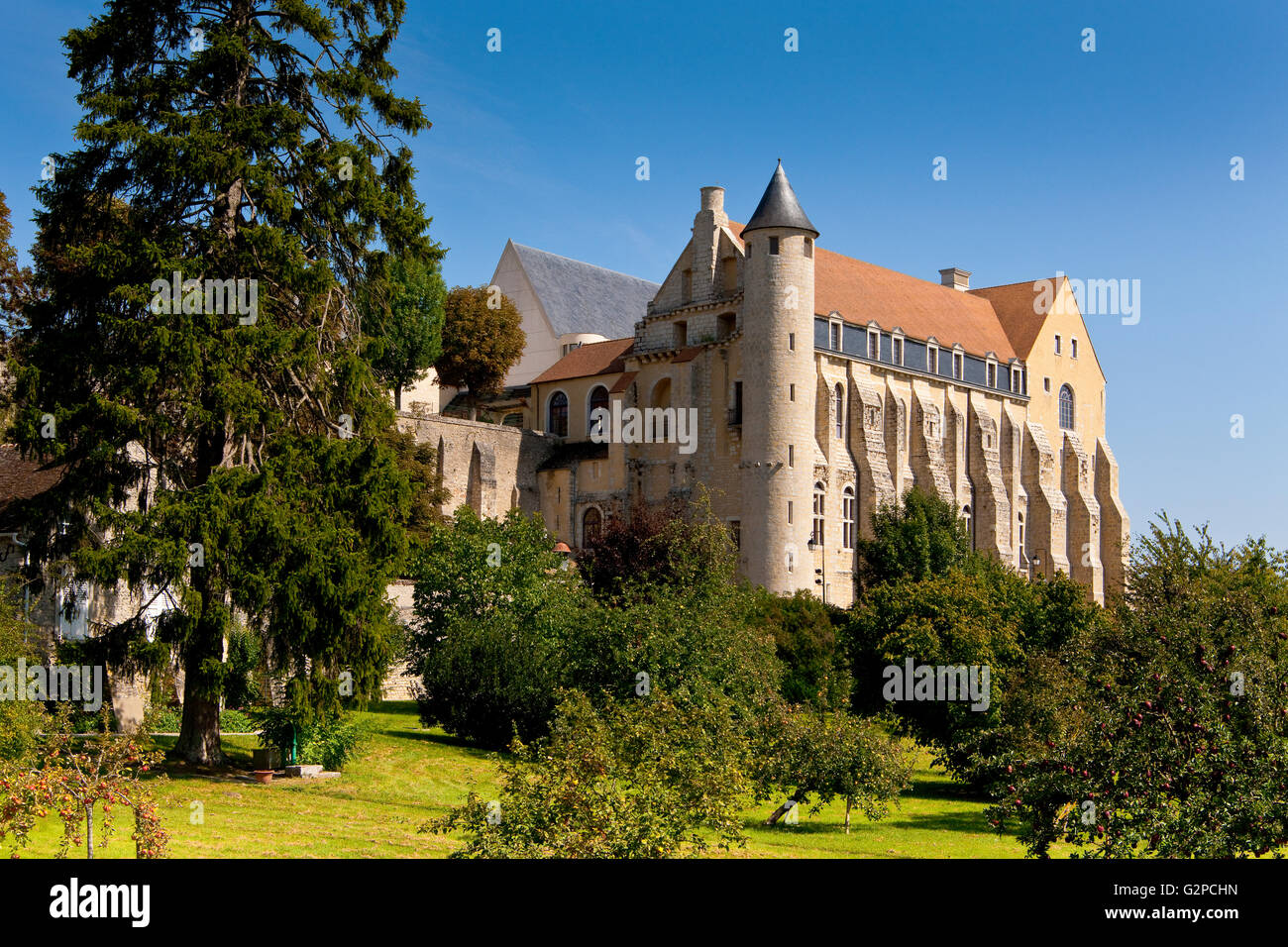 Abbey Saint-Séverin, Château Landon, France Stock Photo