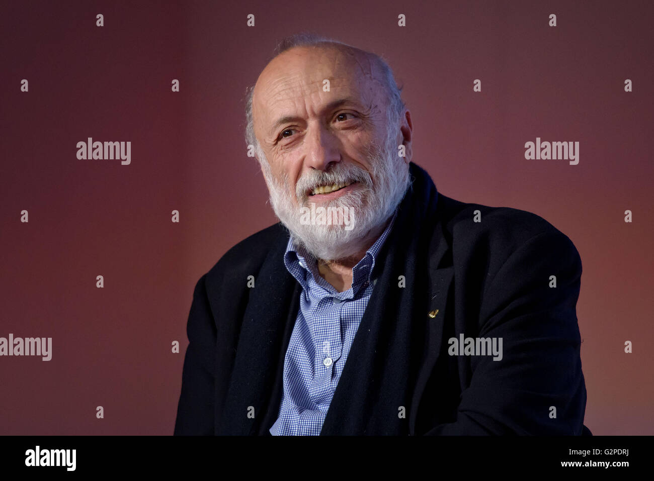Carlo Petrini President and Founder of the Slow Food Movement Stock Photo