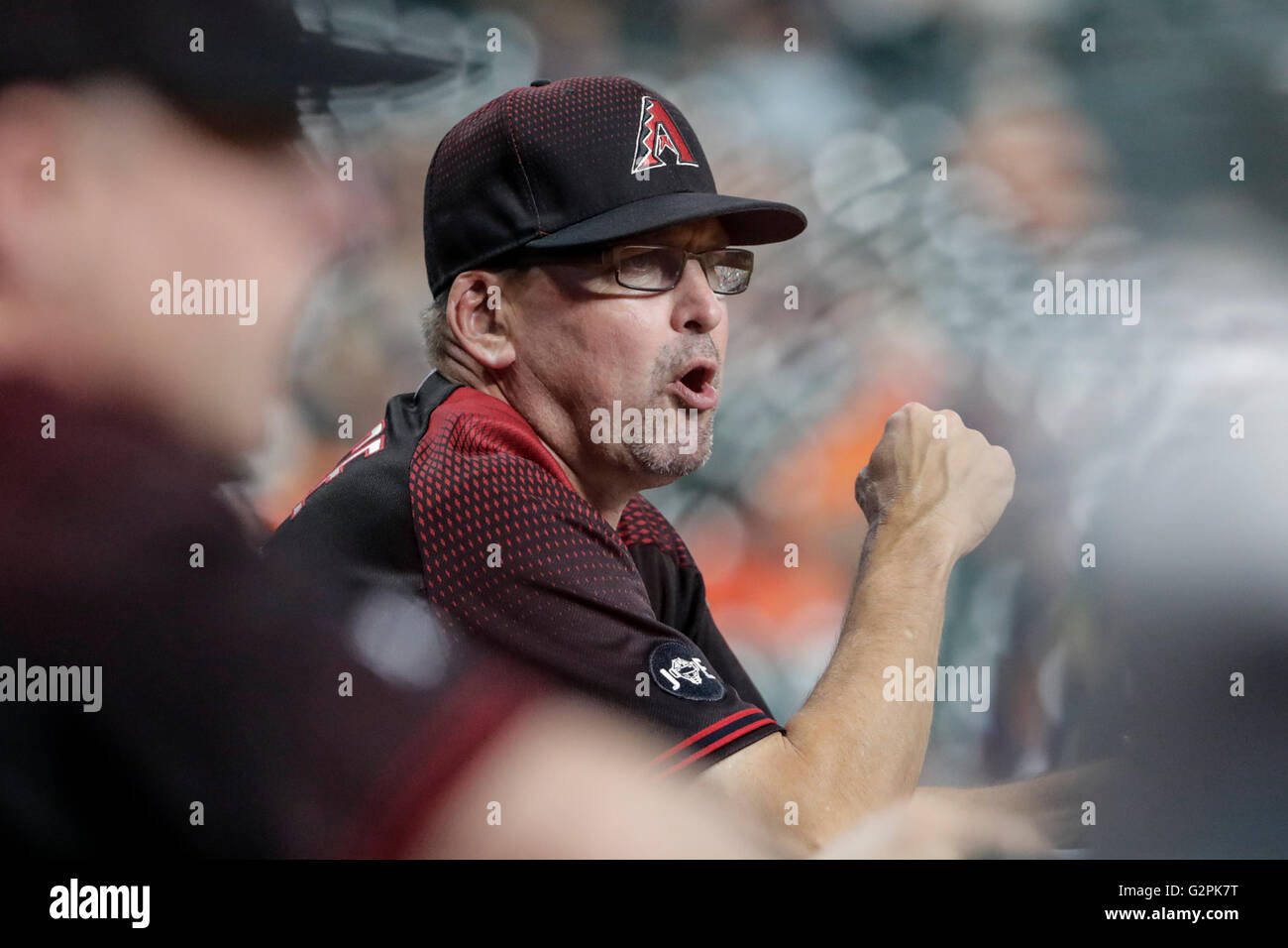 Houston, TX, USA. 1st June, 2016. Arizona Diamondbacks assistant
