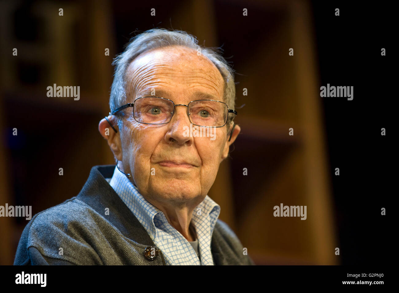 Hay-on-Wye, Wales, UK. 02nd June, 2016. William Perry, former USA Defence Secretary pictured at Hay Festival 2016 giving the Joseph Rotblat Lecture "My Journey to the Nuclear Brink" Credit:  Jeff Morgan/Alamy Live News Stock Photo