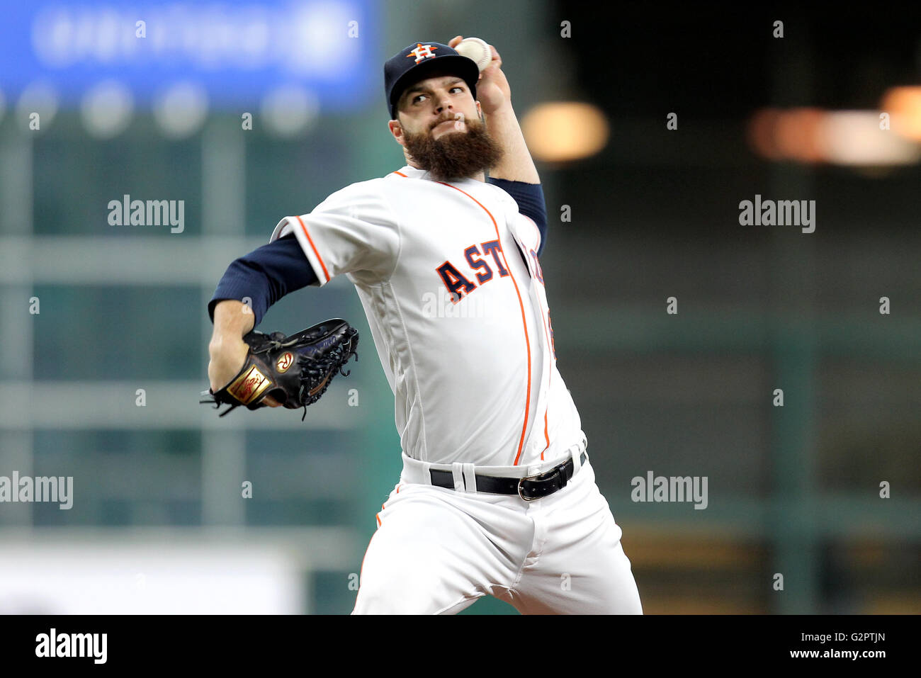 Houston, TX, USA. 02nd June, 2016. Houston Astros starting pitcher
