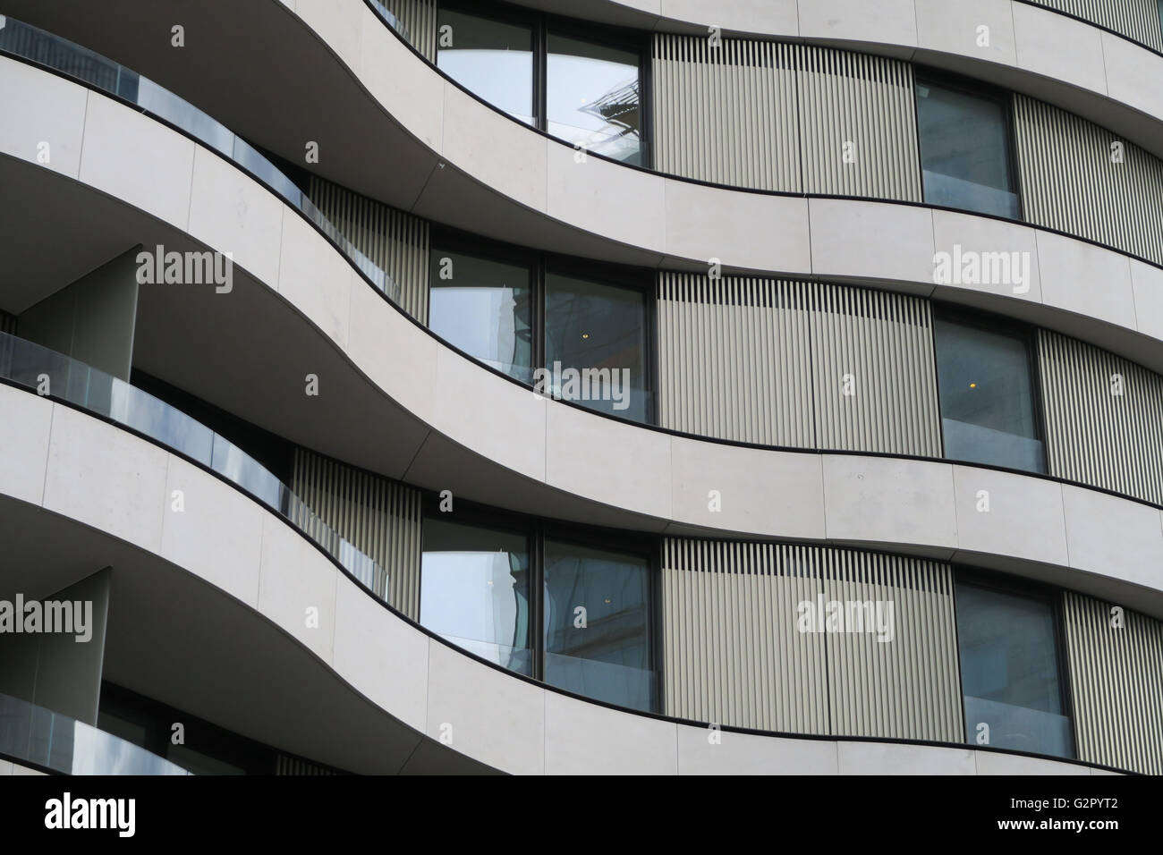 Snapshot of Upmarket Apartment Building Textured Finishes
