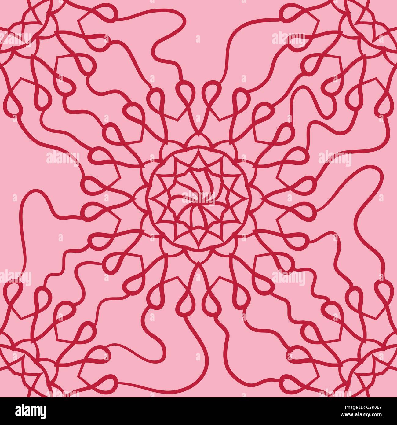 Seamless pattern for design. Vector Illustration in Pink Color Stock ...