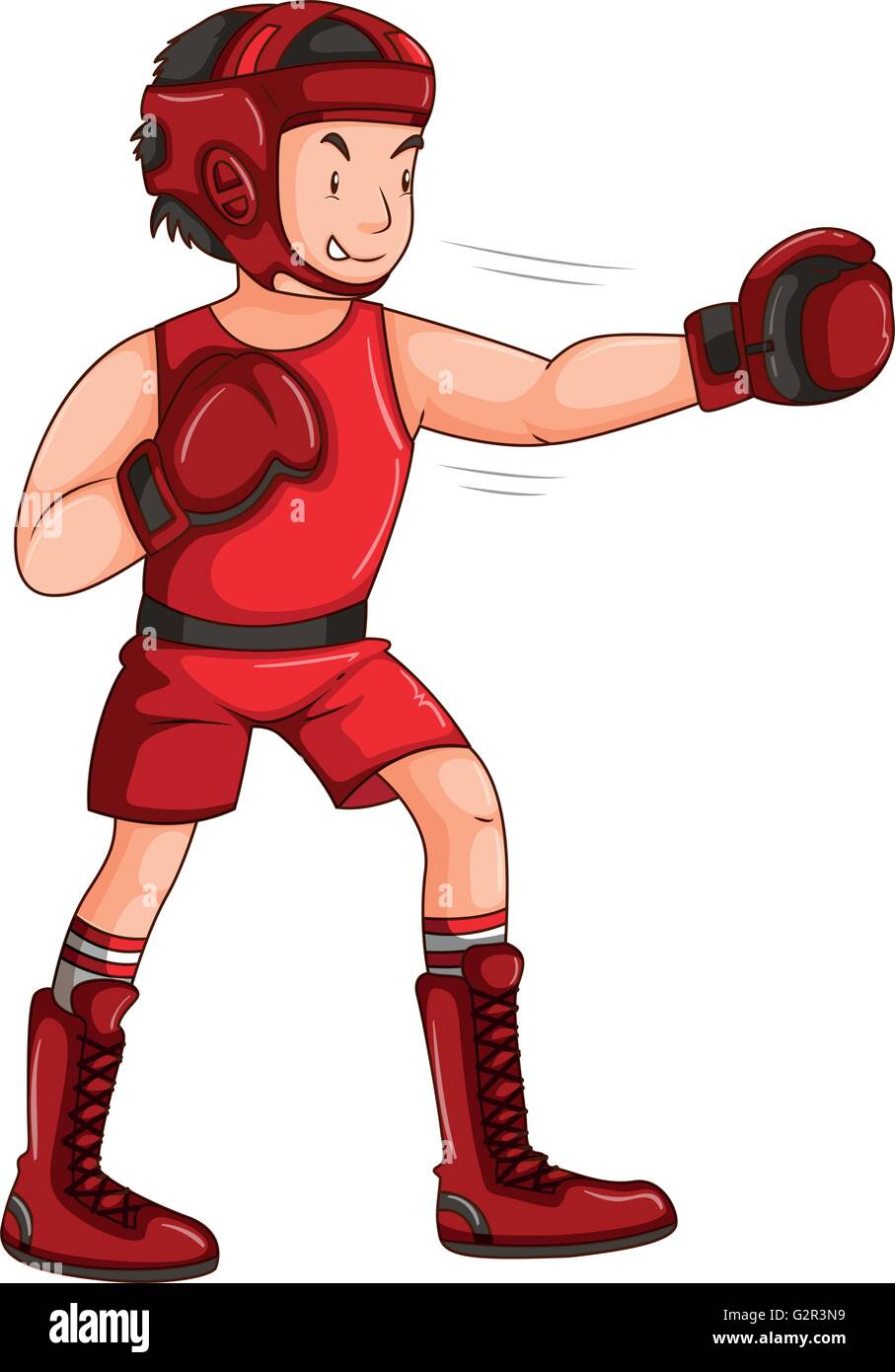 Boxing boots Stock Vector Images Alamy