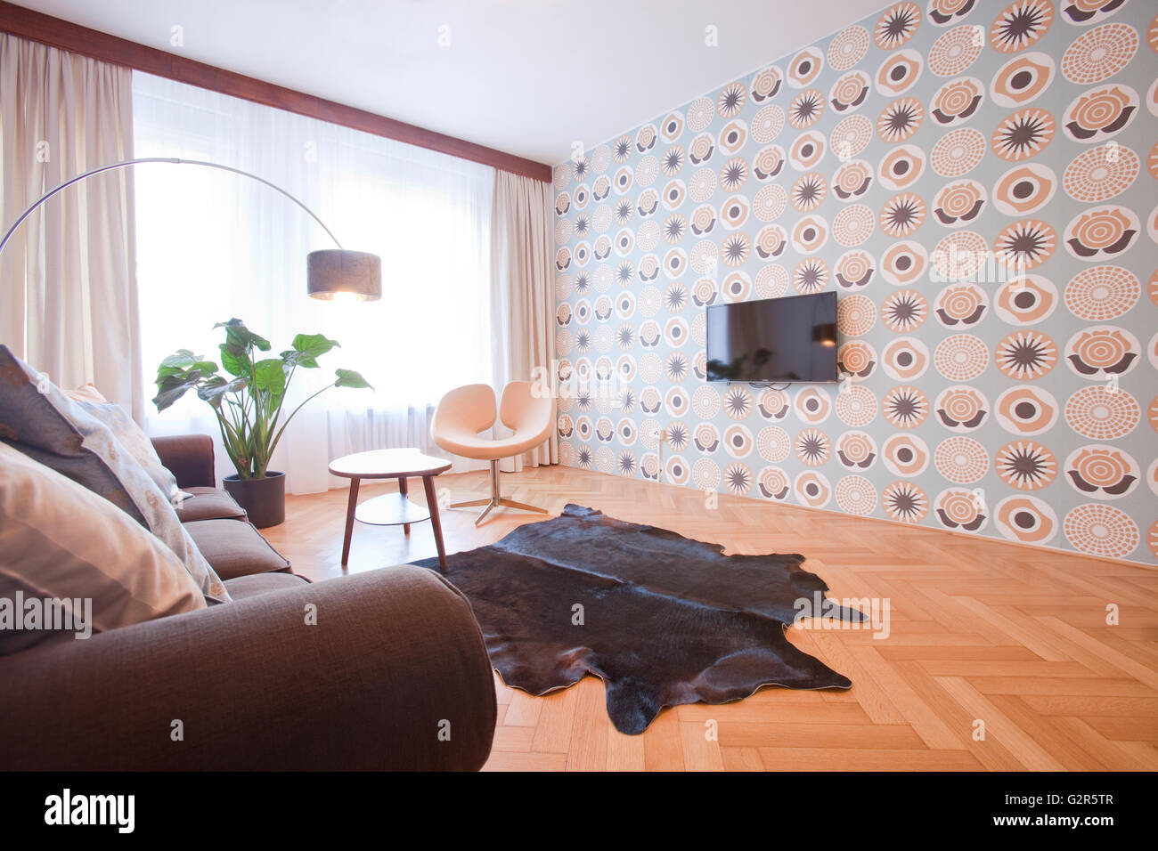 Apartment Interior - Living Room Stock Photo - Alamy