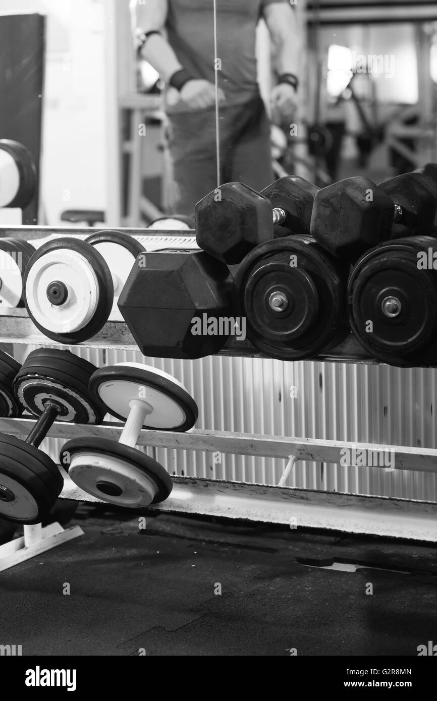 Weight Training Equipmen Stock Photo Alamy