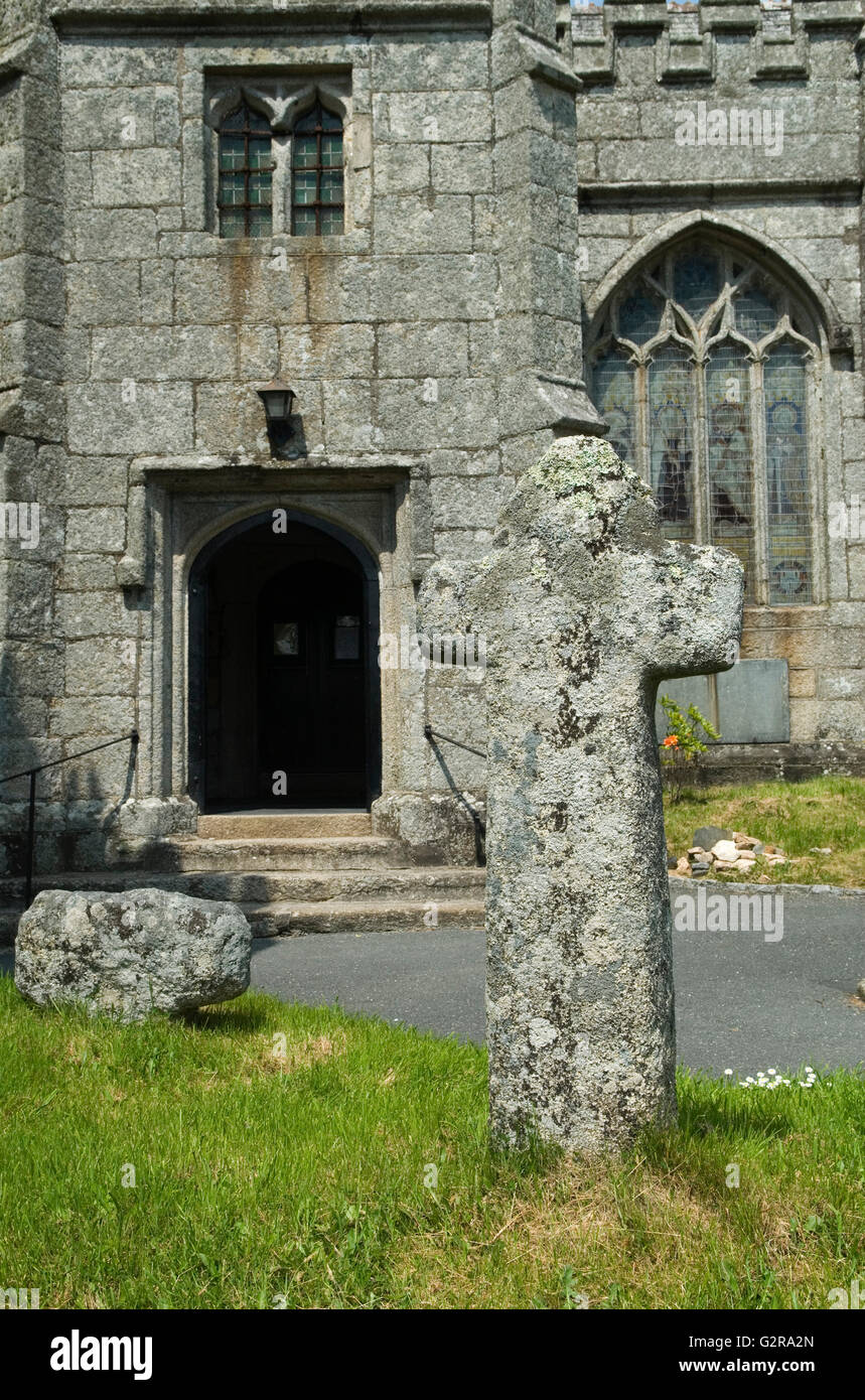 Celtic Cross St Neot Bodmin Moor Cornwall. 2016 2010s UK HOMER SYKES