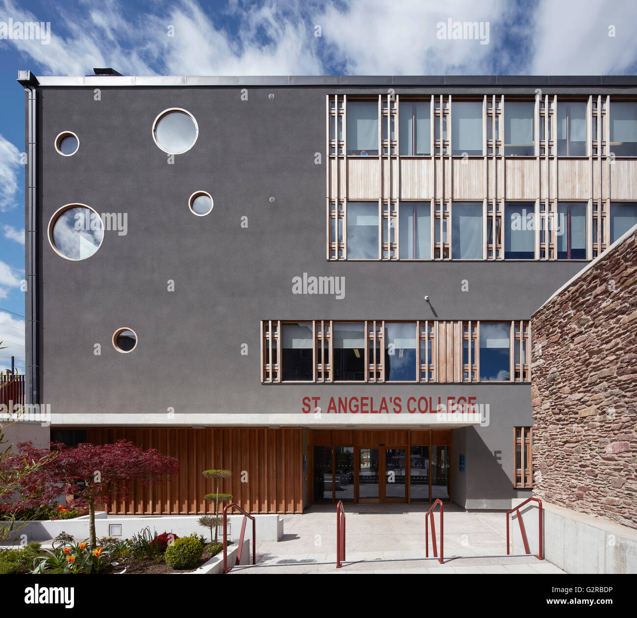 Front elevation of main entrance. St Angela's College Cork, Cork