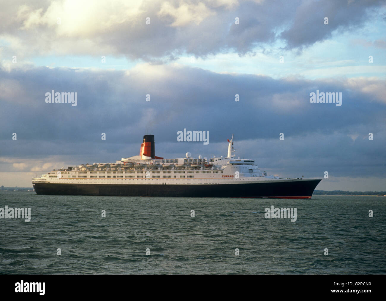 Ship on the sea Stock Photo