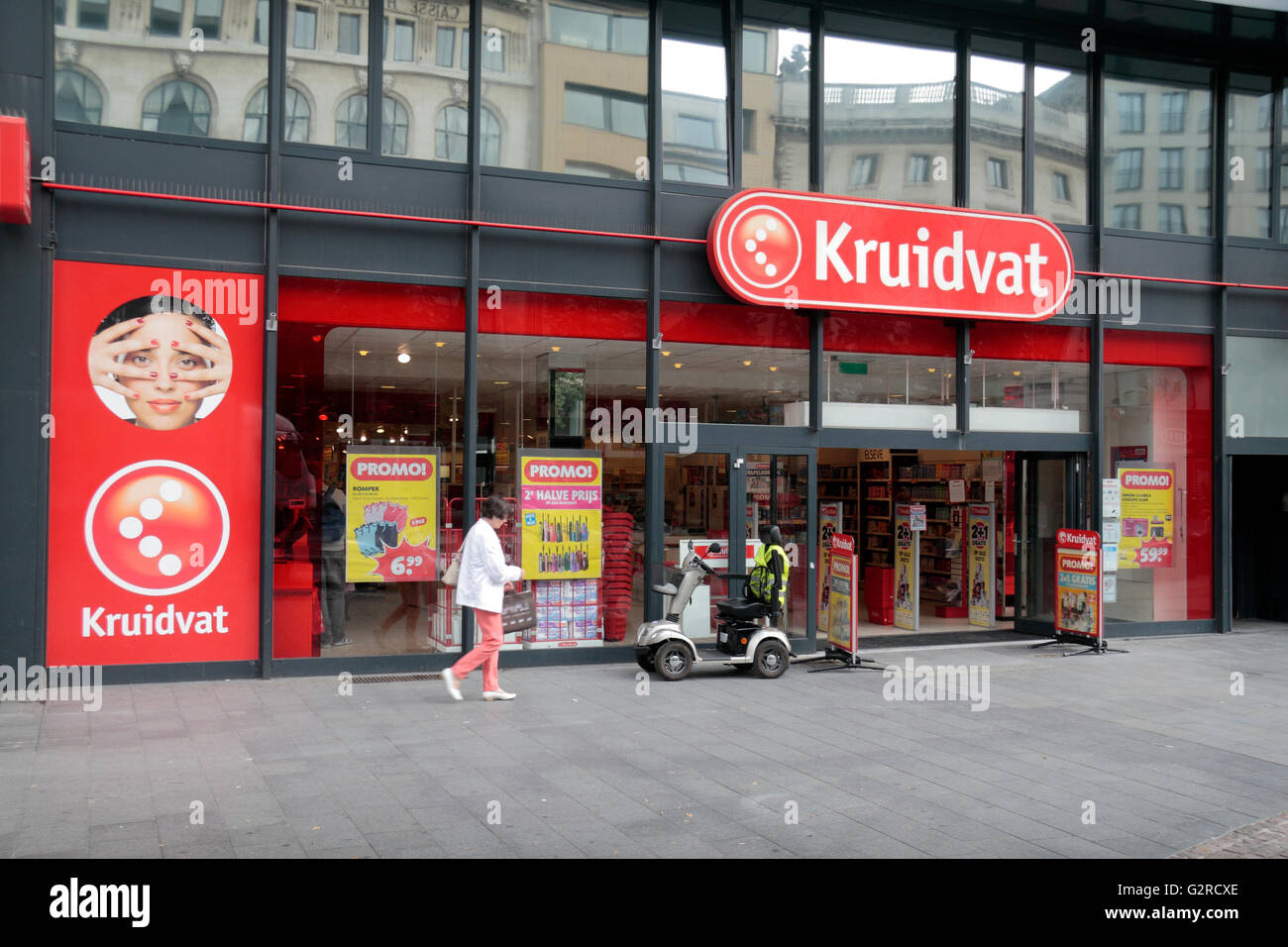 A branch of the Kruidvat, a Dutch chain of drugstore/pharmacy shops in  Antwerp, Belgium Stock Photo - Alamy
