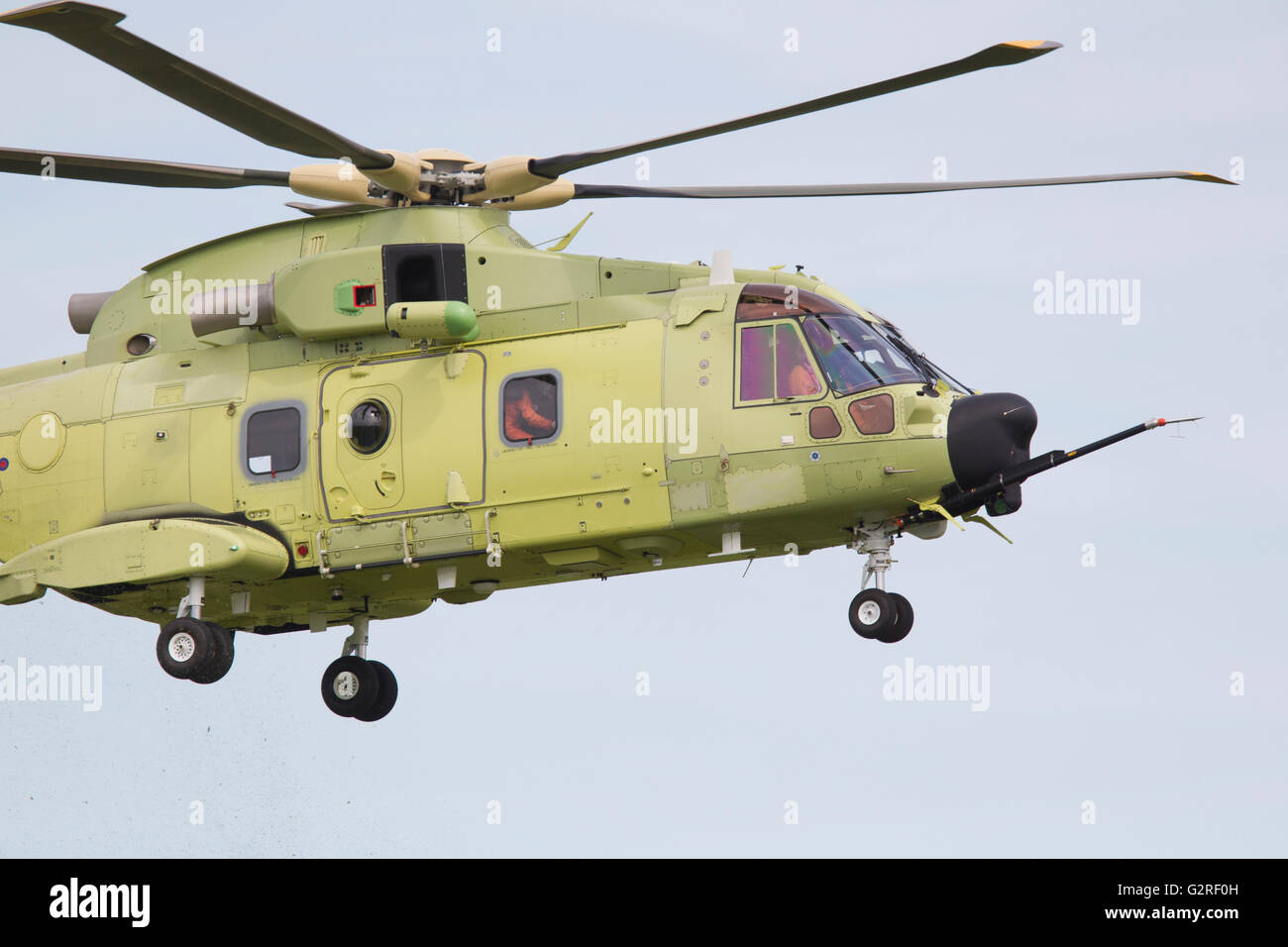 Aw179 AgustaWestland AW101 heilicopter being tested at the Leonardo ...