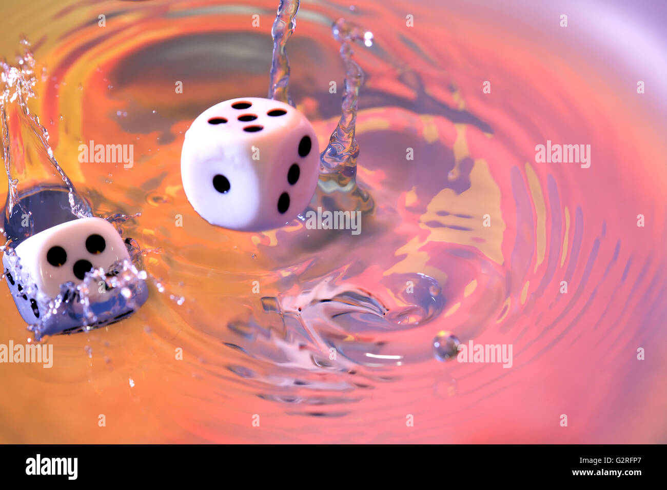 game in splash's background Stock Photo - Alamy