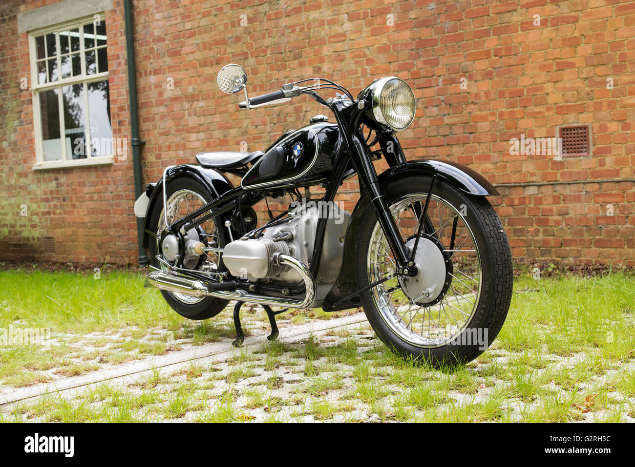 Vintage BMW R5 Motorcycle at Bicester Heritage Centre. Oxfordshire