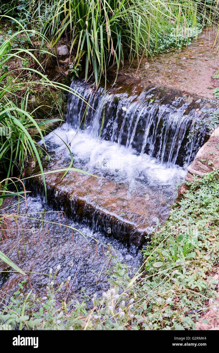 Photo Picture of a Beautiful Water Splash Waterfall Stock Photo - Alamy