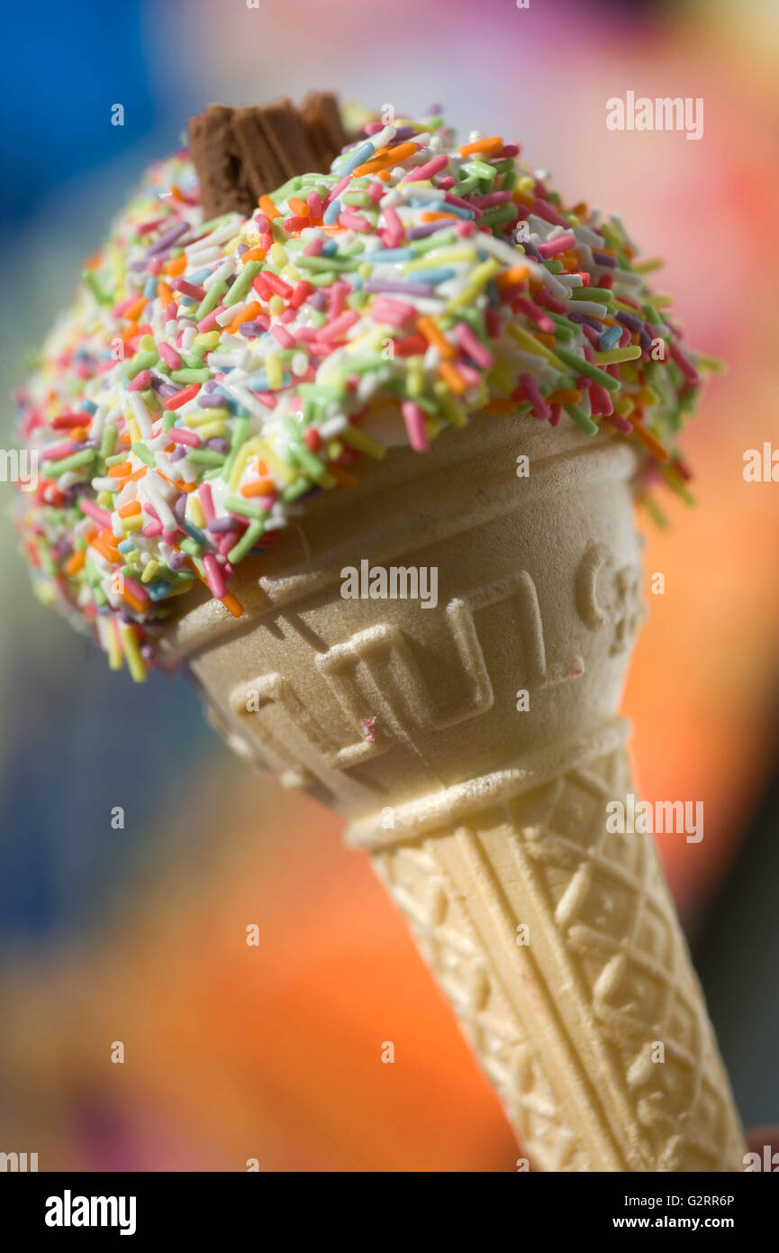 Sprinkles ice cream cone hires stock photography and images Alamy