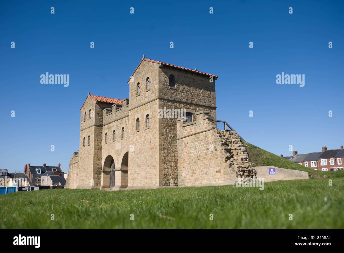 Arbeia Roman Fort, South Shields Stock Photo Alamy