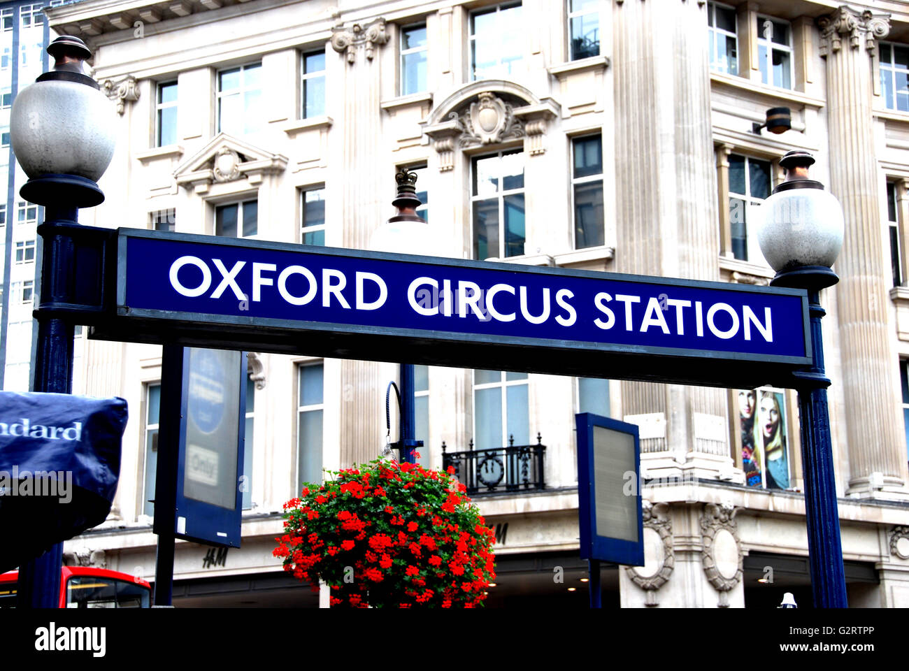 LONDON UNDERGROUND, SIGN OXFORD CIRCUS Stock Photo - Alamy