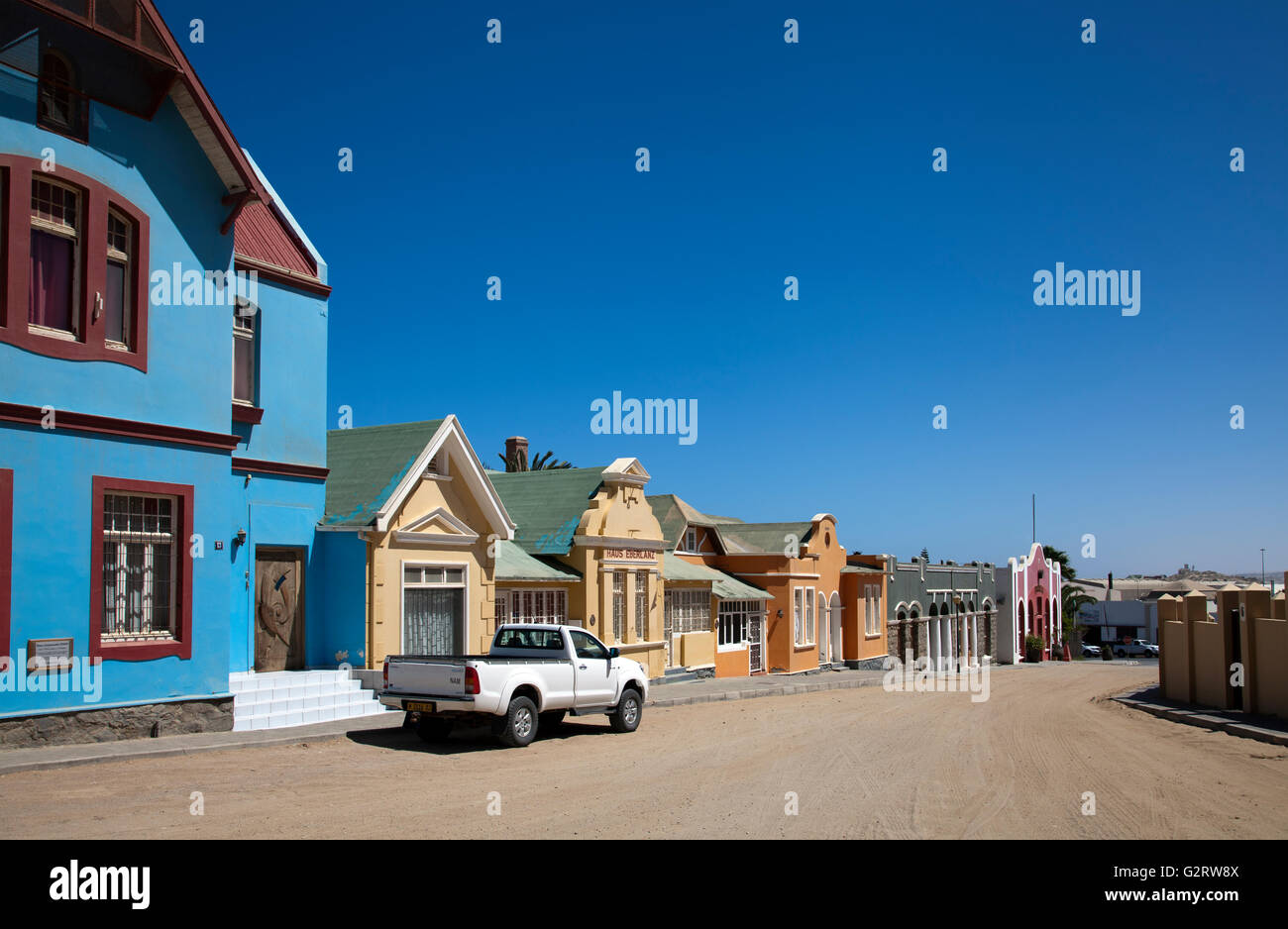 Houses in Luderitz, Namibia Stock Photo Alamy