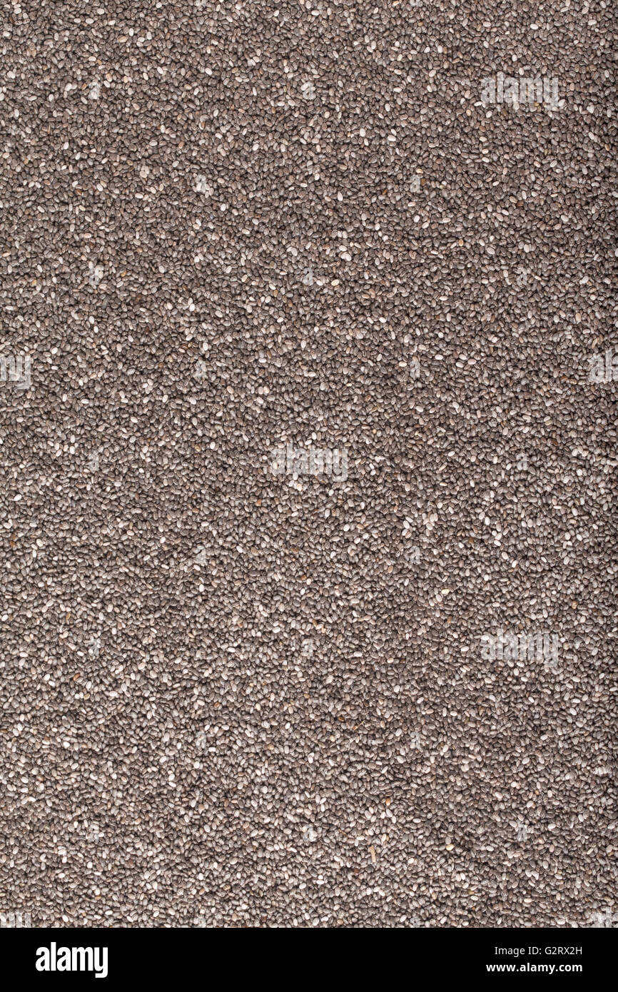 pattern of chia seeds or salvia hispanica Stock Photo - Alamy