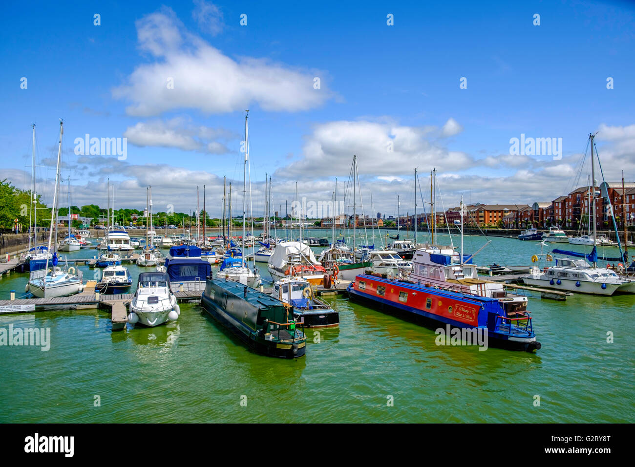 Preston Docks Stock Photo Alamy