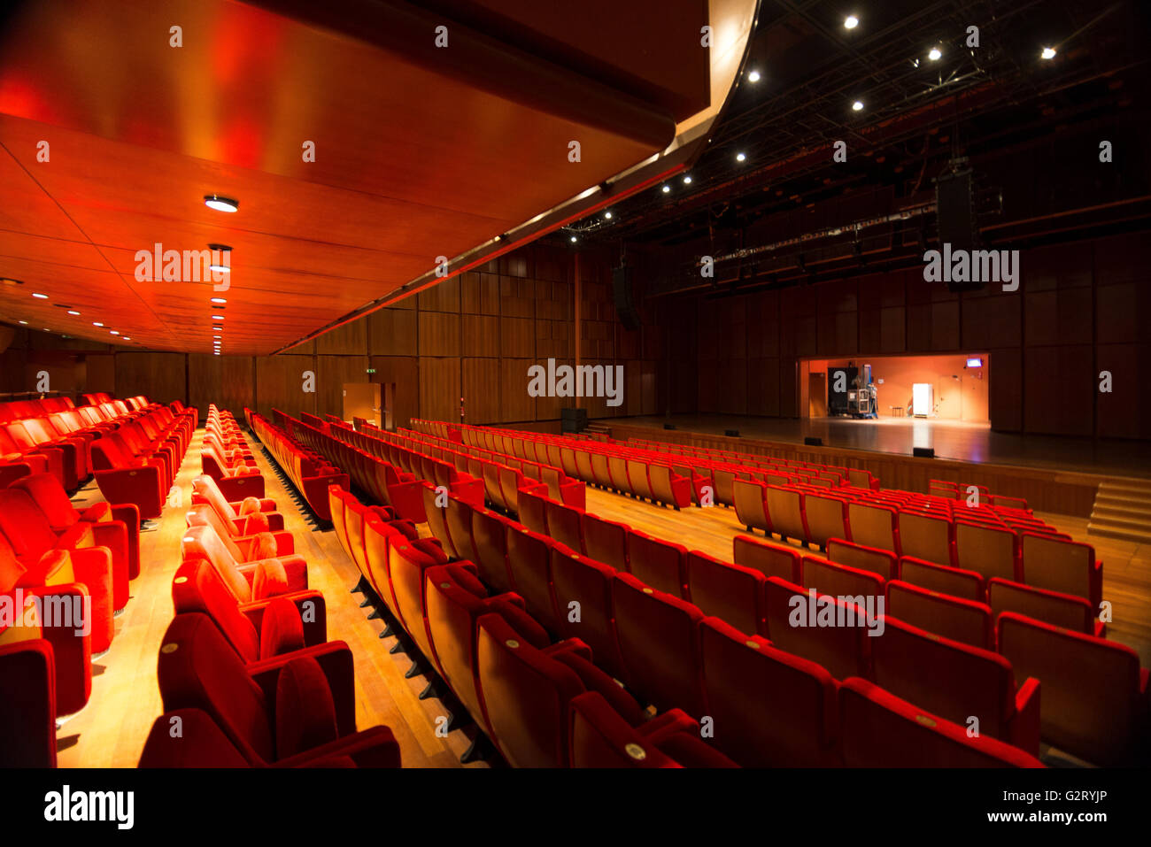 The inside of the Auditorium Parco della Musica without people, Rome ...