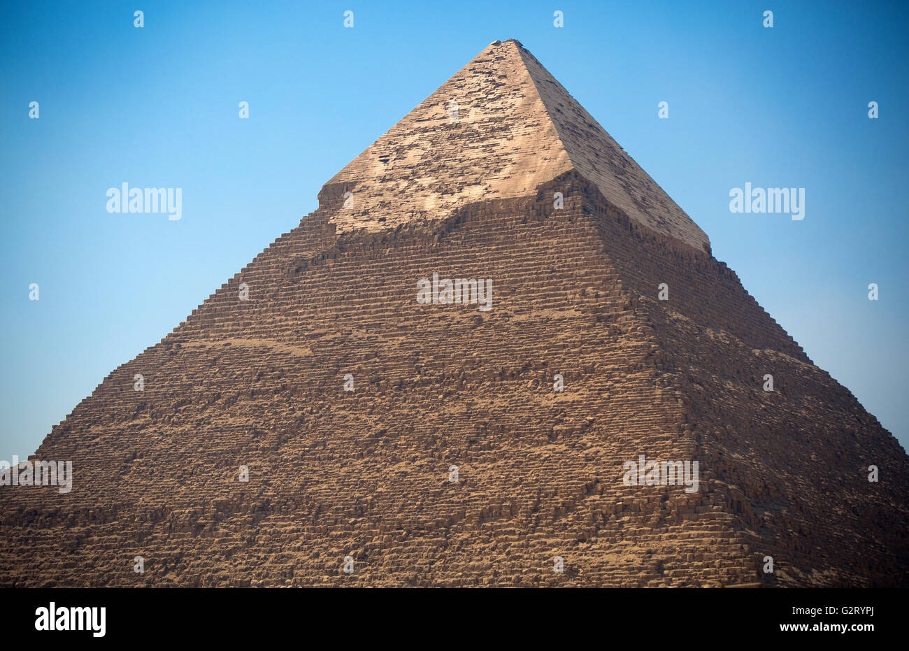 pyramids of the pharaohs in Giza. Cairo, Egypt Stock Photo