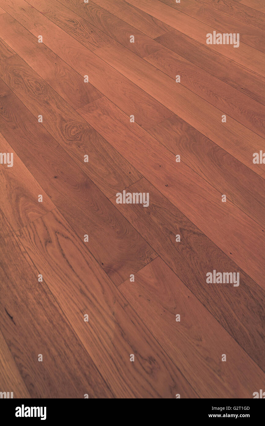wooden parquet  floor  - wood flooring macro Stock Photo